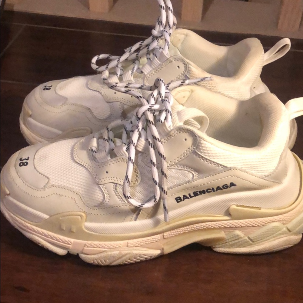 Balenciaga Triple S in White